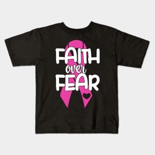 faith over fear Kids T-Shirt